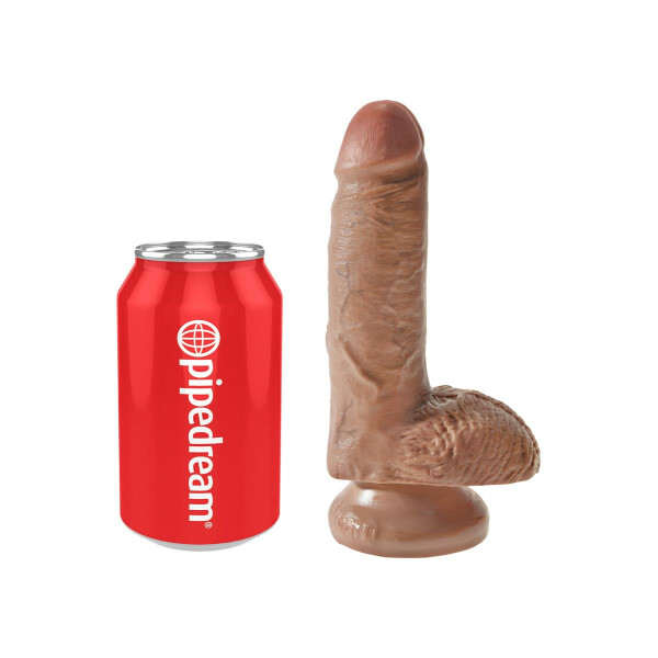 Cock 7 Inch With Balls CARAMEL