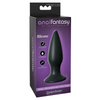 Rechargeable Anal Plug Small BLACK