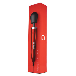 Die Cast Metal Wand Massager RED
