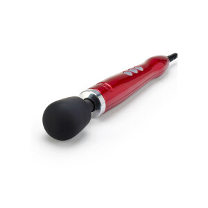 Die Cast Metal Wand Massager RED