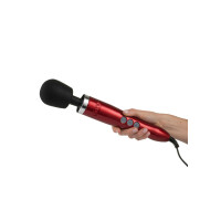 Die Cast Metal Wand Massager RED