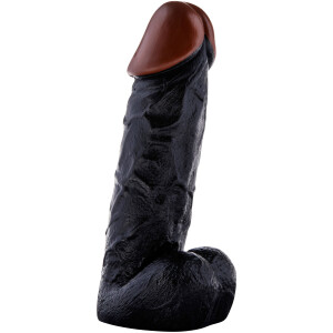 NATUR-DILDO PRINCE OF NAMIBIA 20 CM SCHWARZ