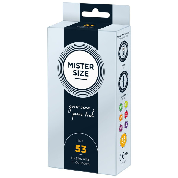 MISTER SIZE 53mm Condoms 10pcs 509