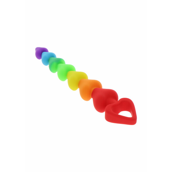 Rainbow Heart Beads