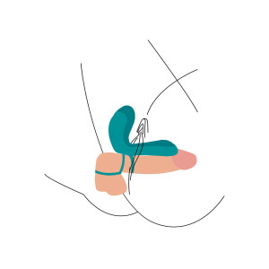 Couples Vibrator Ring GREEN