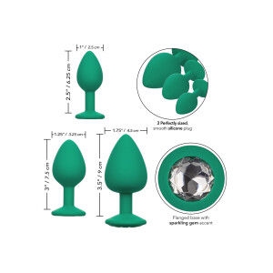 Cheeky Gems 3 pcs GREEN