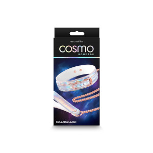 Cosmo Bondage Collar & Leash MULTICOLOR