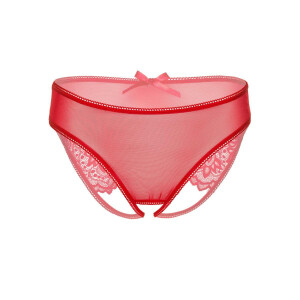 Nicolette crotchless panty - RED