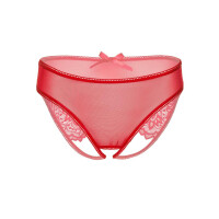 Nicolette crotchless panty - RED