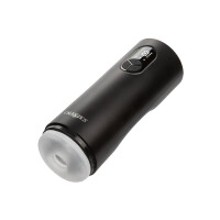 Bionic Sucking and Vibrating Masturbator BLACK